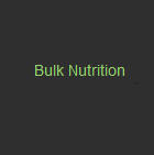 Bulk Nutrition Bulk Nutrition
